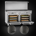 Thumbnail image #4 for Southbend Ultimate 60-Inch Gas Restaurant Range with 9 Open Burners and 2 Convection Ovens