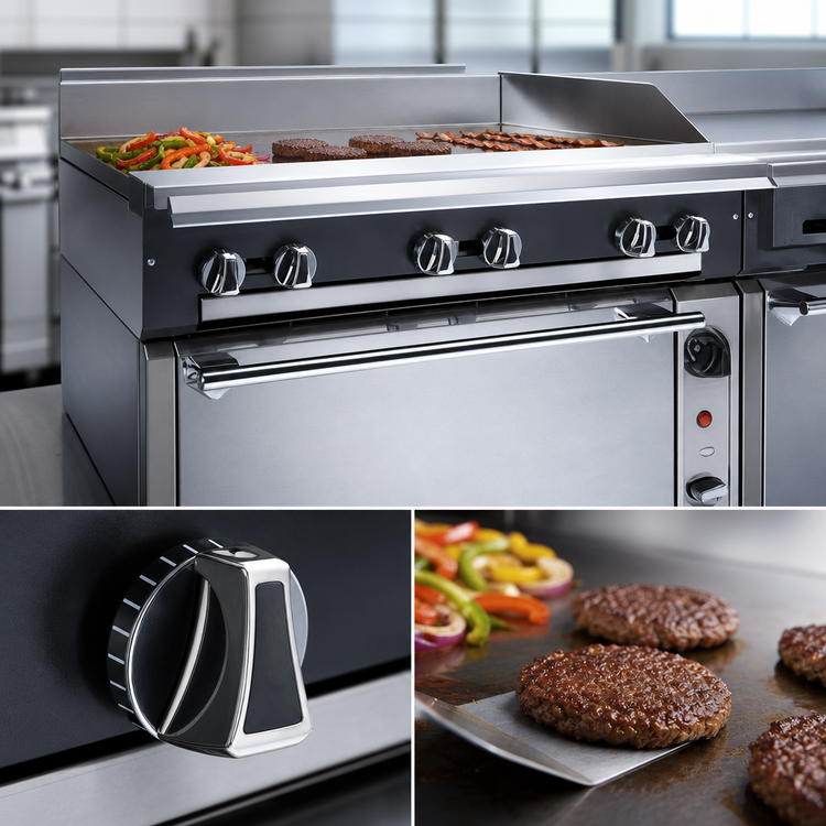 Product image #4 for Vulcan V Series 24-Inch Heavy Duty Thermostatic Gas Griddle, Modular