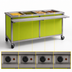 Thumbnail image #4 for Director's Choice DCS4-HFU-C Mobile Electric Hot Food Table with 4 Insulated Wells
