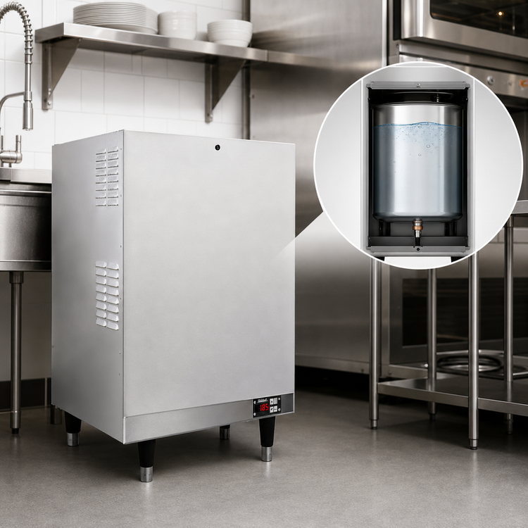 Product image #4 for Hubbell J1658 Electric Booster Heater with 16-Gallon Stainless Steel Storage Tank, 58.5 kW