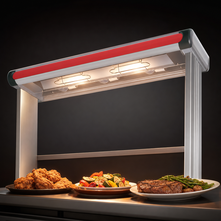 Product image #4 for Hatco Glo-Ray Designer Aluminum Lighted Infrared Strip Heater, Single-Element, 57.5-Inch, 1165W