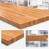 Thumbnail image #4 for John Boos Appalachian 96-Inch x 25-Inch Blended Edge Grain Red Oak Kitchen Countertop with Varnique Finish