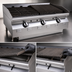 Thumbnail image #4 for RedHots Chef Line 24-Inch Natural Gas Countertop Charbroiler, 80,000 BTU