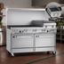 Thumbnail image #4 for Southbend Ultimate 60-Inch Gas Restaurant Range with 6 Burners, Raised Griddle/Broiler, Standard Oven and Cabinet Base