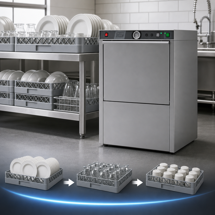 Product image #4 for 24-Inch Undercounter Low-Temperature Chemical Sanitizing Dishwasher