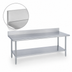 Thumbnail image #4 for Duke 108-Inch x 24-Inch Stainless Steel Work Table with 5-Inch Riser and Undershelf