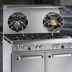 Thumbnail image #4 for Southbend Ultimate 48-Inch Gas Restaurant Range with 24-Inch Charbroiler, Standard Oven, and Cabinet Base