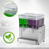 Thumbnail image #4 for Crathco Simplicity Twin Standard Pre-Mix Cold Beverage Dispenser, 2 x 4.75-Gallon BPA-Free Bowls, 120V