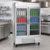 Thumbnail image #4 for Beverage Air Vista® Series Two-Section Bottom-Mount Reach-In Glass Door Freezer, 46.2 Cu. Ft., 52 Inch Wide