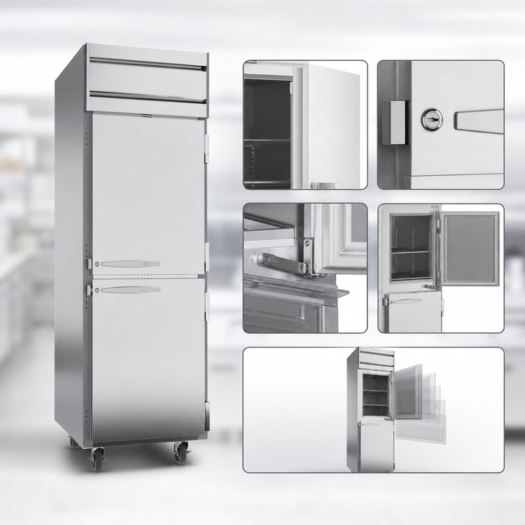 Product image #4 for Beverage-Air Horizon Series Top-Mount Reach-In Freezer, 1 Section, 21.06 Cu. Ft., 2 Half Solid Doors