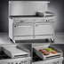 Thumbnail image #4 for Southbend Ultimate 60-Inch Gas Restaurant Range with 5 Burners, Raised Griddle/Broiler, Standard Oven and Convection Oven
