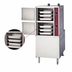 Thumbnail image #4 for Southbend (Middleby) Southbend Steam GCX-2S Gas Convection Steamer, 2-Compartment, 24-Inch Cabinet Base, 3 Full-Size Pans per Compartment