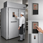 Thumbnail image #4 for Baxter Manufacturing RPW2S-60.5"D Double-Wide Roll-In Retarder/Proofer Cabinet, Stainless Steel, Digital Controls, Remote R448A Refrigeration