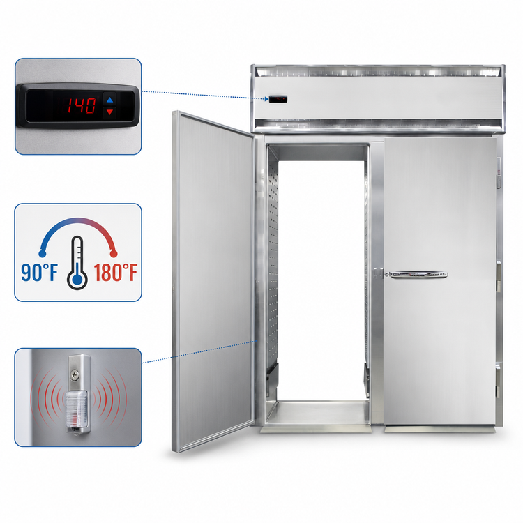 Product image #4 for Continental Refrigerator DL2WI-RT-E Designer Line 2-Section Extra-High Roll-Thru Warmer