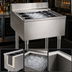 Thumbnail image #4 for Eagle Group 2200 Series Modular Underbar Cocktail Unit Bar Ice Bin with Sliding Cover
