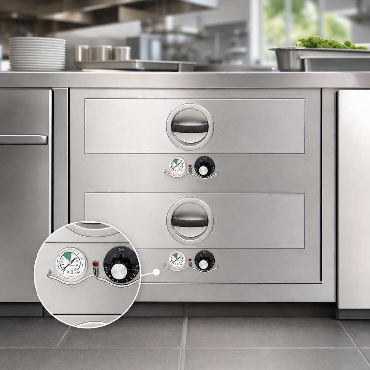 Product image #4 for Toastmaster Built-In 2-Drawer Food Warming Drawer with Thermostatic Controls