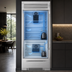 Thumbnail image #4 for True Residential 36-Inch One-Section Upright Refrigerator/Freezer Column with Bottom Freezer, Built-In Ice Maker, Left-Hinged Stainless Steel Solid Door