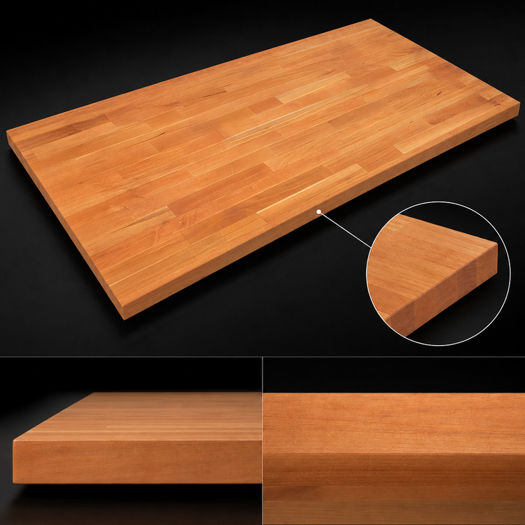Product image #4 for Boos Block American Cherry Edge Grain Kitchen Countertop, 96 x 27 x 1-1/2 Inch, Penetrating Oil Finish