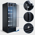 Thumbnail image #4 for Beverage-Air Marketeer MT23-1B One-Section Reach-In Refrigerated Glass Door Merchandiser, 19.2 Cu. Ft., Black