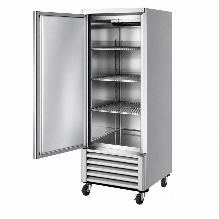 Product image #4 for Turbo Air Super Deluxe One-Section Reach-In Refrigerator, 19.03 Cu. Ft., Right-Hinged Solid Door