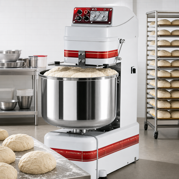 Product image #4 for Univex Silverline SL280 Floor Model Fixed-Bowl Spiral Mixer, 444 Qt. Bowl, 617 lb. Dough Capacity