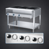 Thumbnail image #4 for Vollrath ServeWell® 3-Well Stationary Electric Hot Food Table with Open Shelf Base and Cutting Board