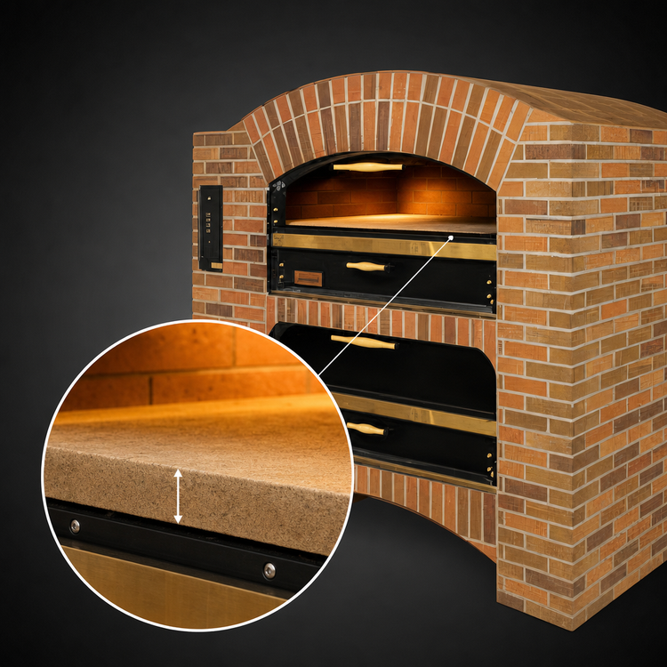 Product image #4 for Marsal MB-42 Single Deck Gas Pizza Oven with 36 x 42 Inch Baking Chamber