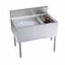 Thumbnail image #4 for Krowne Royal Series 36-Inch Underbar Multi Station Ice Bin with Left Ice Bin and Right Insulated Bottle Storage