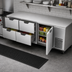 Thumbnail image #4 for Three-Section Undercounter Refrigerator with 4 Drawers and 1 Door, 93-Inch Wide, 39.8 Cu. Ft., Self-Contained Side-Mounted Refrigeration