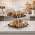 Thumbnail image #4 for Vollrath Countertop Curved-Front Full-Service Bakery Display Case, Non-Refrigerated, Rear Door, Clear Acrylic, 2-Tray Capacity