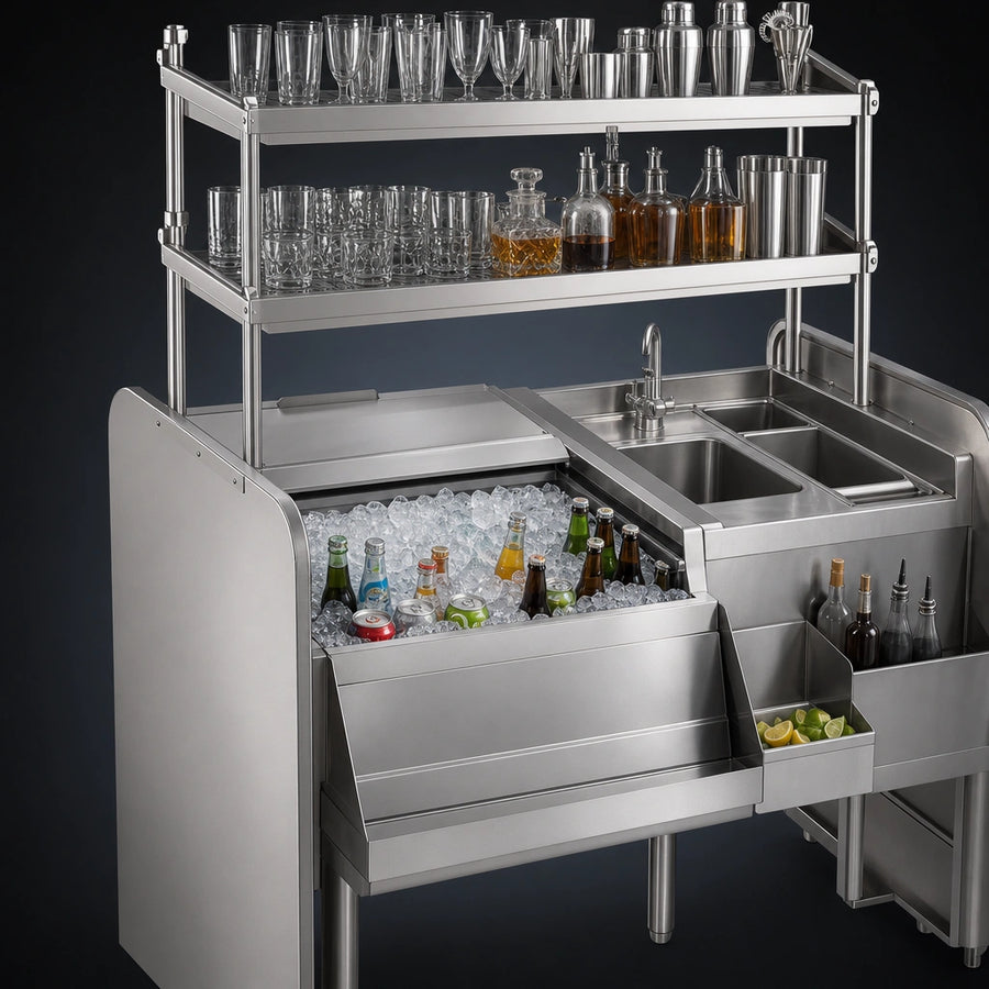 24-Inch Ice Chest with 10-Circuit Cold Plate
