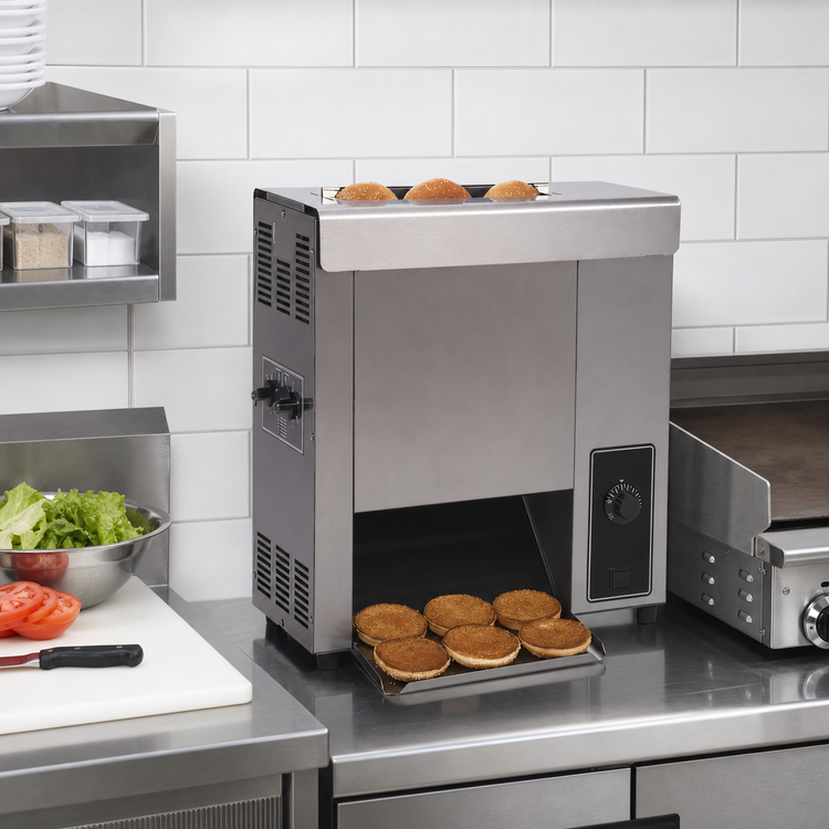 Product image #4 for Antunes VCT-1000 Vertical Contact Toaster, Countertop, 208-240V, 10-Second Pass-Through, Without Belt Wraps