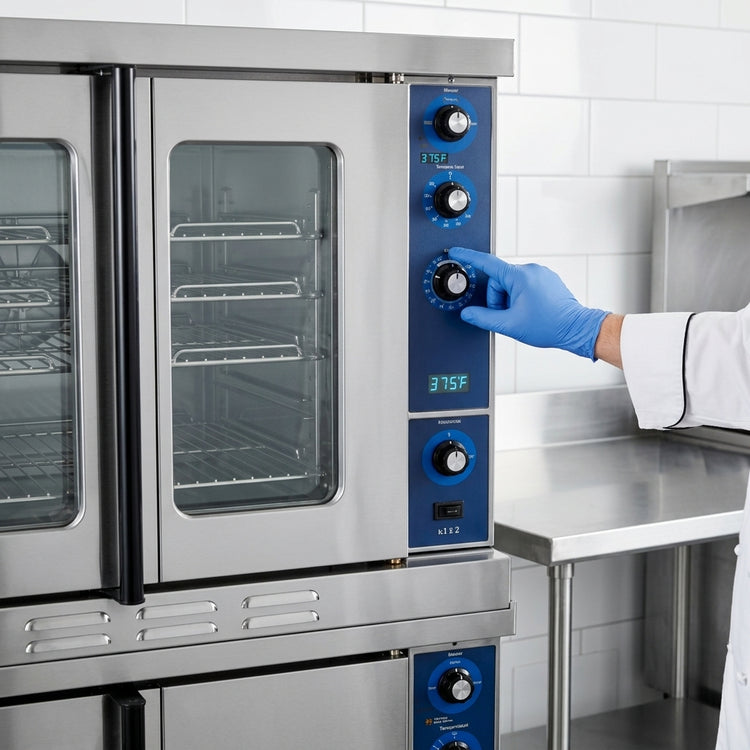 Product image #3 for Duke 613-G2XX Double-Deck Full-Size Standard Depth Gas Convection Oven
