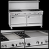Thumbnail image #4 for Southbend Ultimate 60-Inch Gas Restaurant Range with 6 Open Burners, 24-Inch Griddle, and 2 Standard Ovens