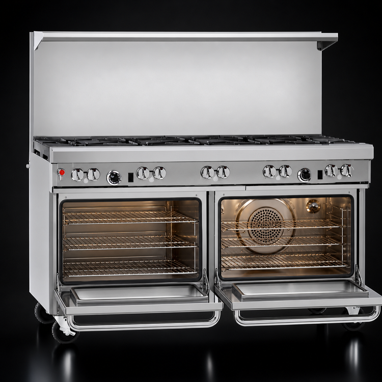 Product image #4 for Southbend Ultimate 60-Inch Gas Restaurant Range with Standard Oven and Convection Oven