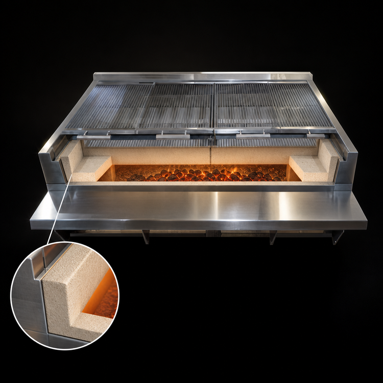 Product image #4 for Titan 48-Inch Modular Solid Fuel Broiler