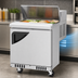 Thumbnail image #4 for Turbo Air Super Deluxe 27-1/2-Inch Front-Breathing 1-Section Sandwich/Salad Prep Table with Solid Door, 8-Pan Top