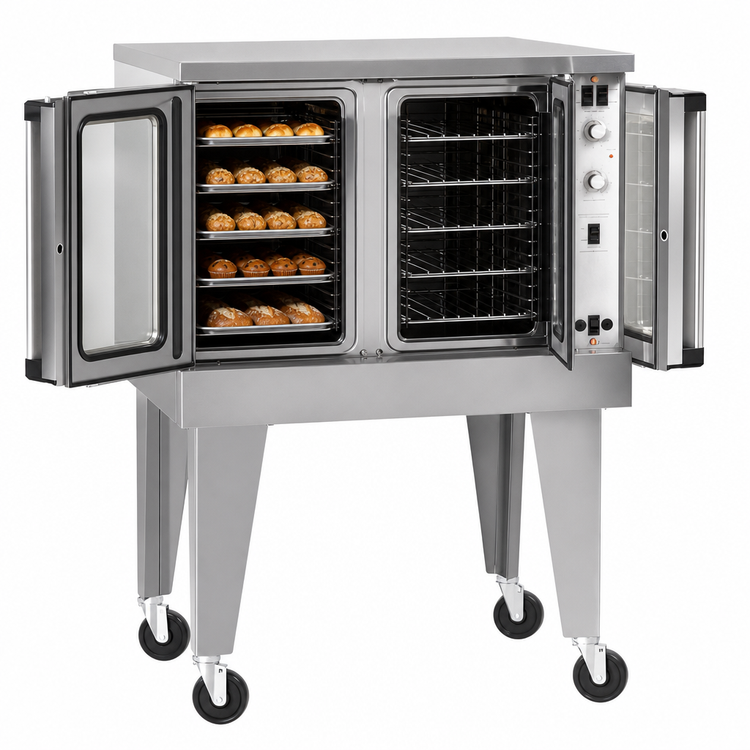 Product image #4 for Southbend Platinum Single Deck Electric Convection Oven, Bakery Depth, 7.5 kW, Ventless
