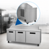 Thumbnail image #4 for Hoshizaki Steelheart 72-Inch Three-Section Sandwich Top Refrigerator Prep Table