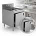 Thumbnail image #4 for Advance Tabco Prestige Wet/Dry Waste Cabinet with Hand Sink, Waste Chute, Front Hinged Door, and Deck-Mount Faucet