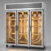 Thumbnail image #4 for Turbo Air PRO Series 3-Section Reach-In Heated Holding Cabinet with Glass Doors, 73.9 Cu. Ft.