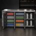 Thumbnail image #4 for Hoshizaki BB80-S Three-Section Stainless Steel Back Bar Refrigerator, 80 Inch, Self-Contained