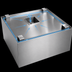 Thumbnail image #4 for John Boos Box-Type Condensate Hood With Exhaust Collar, 36 x 36 x 19 Inches, Stainless Steel