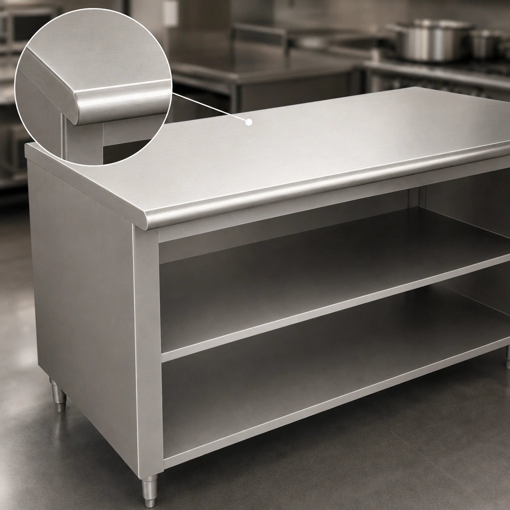 14-Gauge 304 Stainless Steel Top