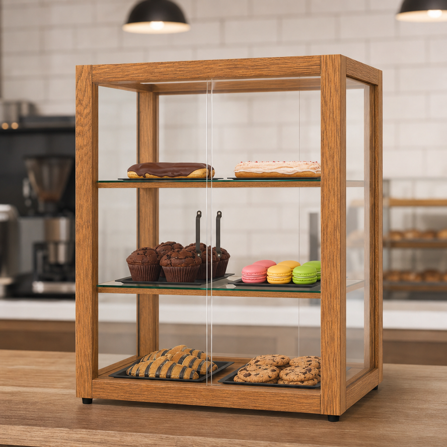 Three Tempered-Glass Shelves