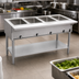 Thumbnail image #4 for Eagle Group Electric Open Base Hot Food Table with 4 Dry Wells, 63-1/2 Inch Wide, 240V