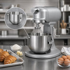 Thumbnail image #4 for Hobart Food Machines - Mixers N50-619 5-Quart Countertop Planetary Mixer, 3-Speed, Manual Bowl Lift, #10 Attachment Hub