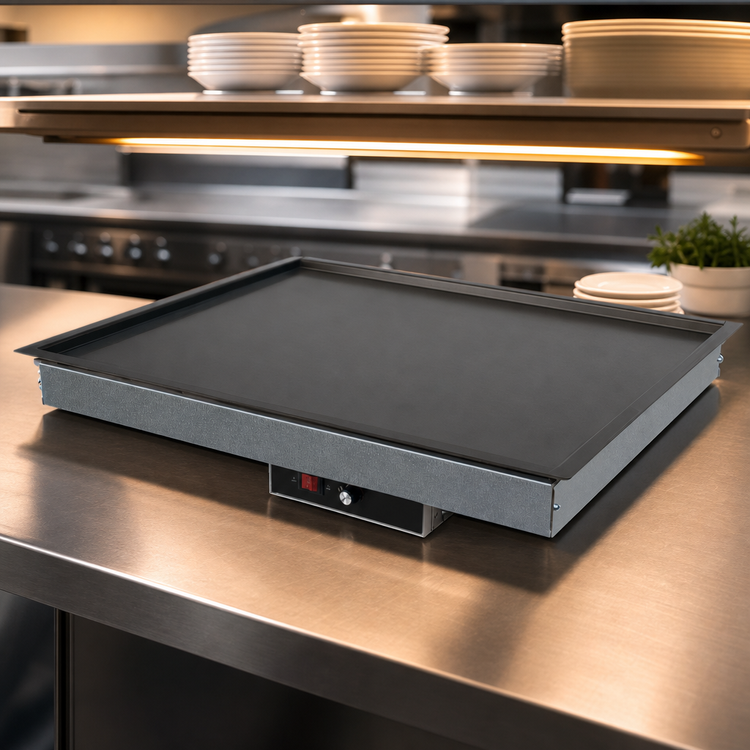 Product image #4 for Hatco Glo-Ray Built-In Rectangular Heated Shelf with Recessed Top, 31-1/2" x 21"