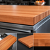 Thumbnail image #4 for Boos Block American Cherry Edge Grain Kitchen Countertop, 72 x 30 x 2-1/4 Inch, Varnique Finish