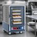 Thumbnail image #4 for Metro C5 3 Series Half-Height Mobile Moisture Heated Holding & Proofing Cabinet with Gray Insulation Armour, Clear Polycarbonate Door